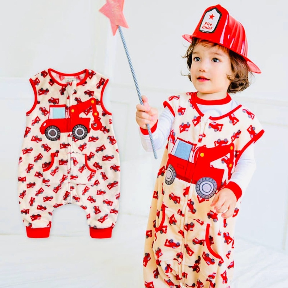 Kids Construction Vehicle Matching Set - Red